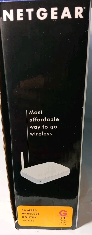 Netgear WGR614 54 Mbps 4-Port 10/100 Wireless G Router (WGR614NA) - Image 2 of 4