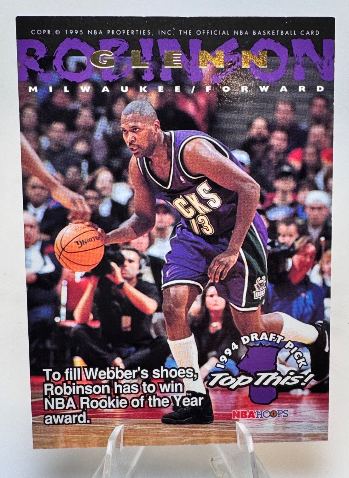 1994-95 NBA Hoops Chris Webber GLENN ROBINSON #421 💎40% OFF 4+💎 Bucks Bullets