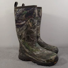 Muck Boot Company Boots Mens Size 10 Camo Mossy Oak Hunting Vibram Arctic Grip