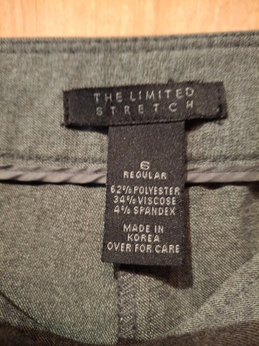 Limitierte Stretch 6 graue Anzughosen seitlicher Reißverschluss weite Beine 30x30 - Bild 5 von 6