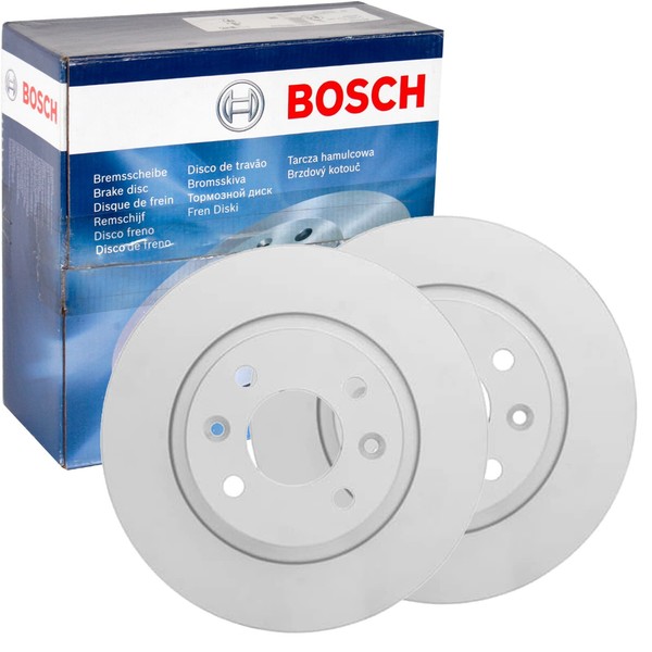 2X Bosch Bremsscheiben Ø259Mm Vorne Passend FÜR Dacia Logan Sandero Renault-image