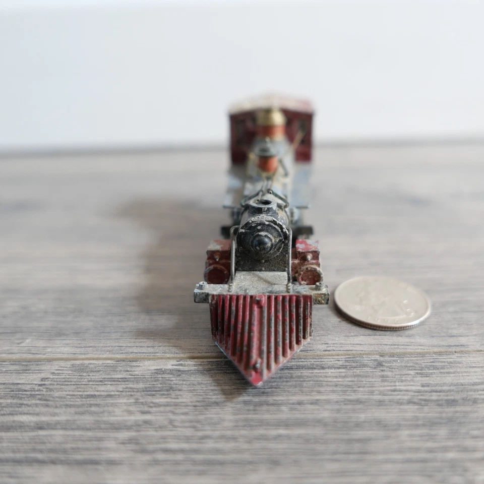 VINTAGE GENERAL MANTUA TRAIN HO GAUGE SCALE STEAM ENGINE Parts / Repair - Image 4 of 4