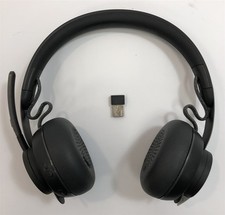 LOT OF 2 Logitech Zone Binaural Wireless Head...