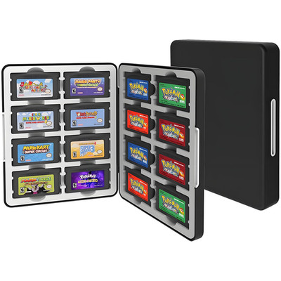 GBA Game Case Compatible with Game Boy Advance, Holds 16 GBA Game Cartridges, Si