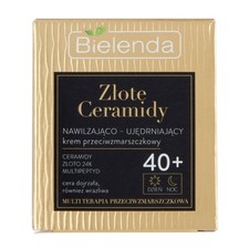 Image of Bielenda 40+ Golden Ceramides Moisturizing Anti-Wrinkle D/N Cream 50 ml