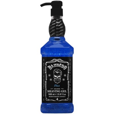 Bandido Shaving Gel Blue 1000 ml Rasiergel Männer, parabenfrei
