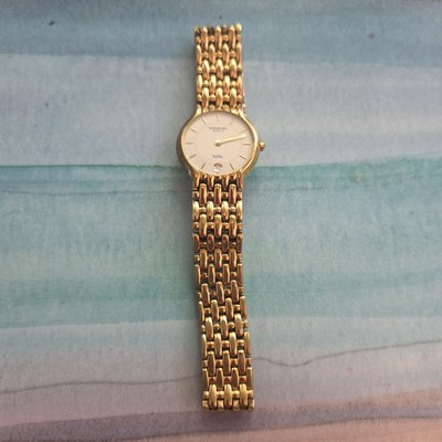 VTG Ladies 18k GEP Swiss Raymond Weil Geneve Fidelio 4702 Slim