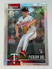 2026 Topps Pierson Ohl RC Sand Glitter Foil Parallel #321 Minnesota Twins