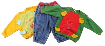 LOT 3 Oilily Kids Pullover Sweatshirt Top Animals Elastic Waist Jeans Pants SET