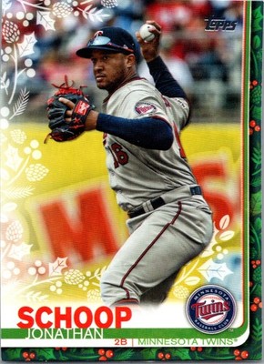 2019 Topps Holiday Jonathan Schoop Minnesota Twinns #HW97