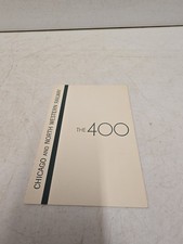 Vintage 1960 Chicago & North Western Railway The 400 Train Bar Menu