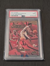 PSA 9 Allen Iverson Jerry Stackhouse 1997-98 Fleer Game Breakers POP 3