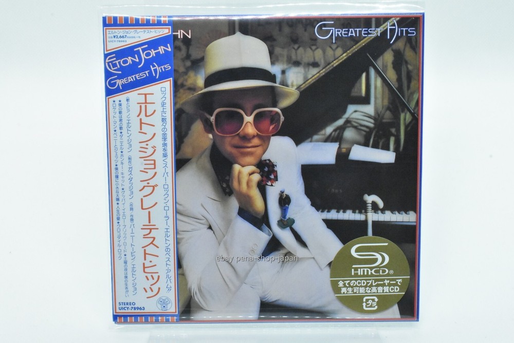 Elton John-Greatest Hits-CD Paper Sleeve Ltd/Ed Remastered Reissue Japan