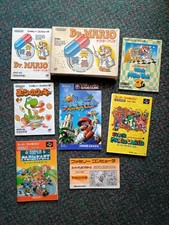 Famicom Sfamicom Super Mario Bros. 3, Dr. Mario Box , inserts, Manuals Japanese