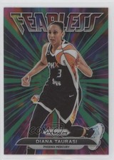 2022 Panini Prizm WNBA Fearless Green Prizm Diana Taurasi #7 1ea2