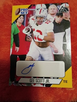 2021 Leaf Pro Set #PS-GSJ Gee Scott Jr. Autographs - Ohio State 