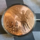 2024 Mexico Libertad Sunset Reverse Proof 5 oz AVDP Copper Tribute Large Round