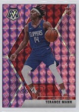 2019-20 Panini Mosaic Rookies Purple Prizm 23/49 Terance Mann #246 pm5