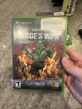 Army Men Sarge's War Microsoft Xbox Complete In The Box CIB Manual Fast Shipping