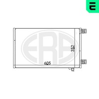 Kondensator Klimaanlage ERA 667148 FüR Mercedes Citan Tourer W415 Mixto Double 2