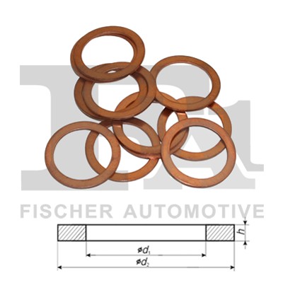 1x FA1 004.810.010 Dichtring für Land Rover Seat Jaguar KIA Hyundai