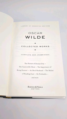 Oscar Wilde Collected Works (Hardcover, 2006 – Library of Essential Writers) - Picture 7 of 12
