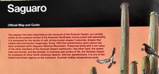 Vintage 1991 SAGUARO MONUMENT   NATIONAL PARK SERVICE UNIGRID BROCHURE/MAP  New