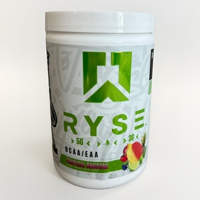 Ryse BCAA/EAA, Tropical Snocone, 13.3 oz (378 g) Amino Acids Sugar Free Exp 1/27