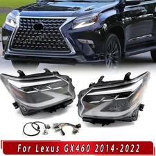 Triple Beam LED Headlights DRL Sequential Front Lamps For Lexus GX460 2014-2019