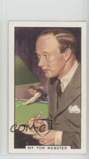 1936 Gallaher Sporting Personalities Tobacco Tom Webster #28 0a4f