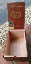 La Flor Dominicana Chisel Empty Wood Cigar Box 6.75" x 4.75" x 3.75"