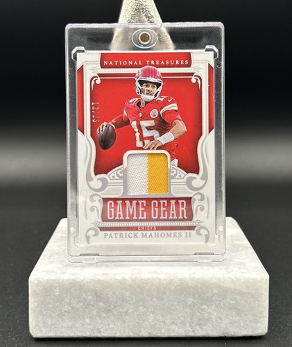 Patrick Mahomes II 2025 Panini National Treasures Game Gear Patch Chiefs /25 NFL