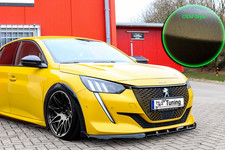Spoilerschwert Frontspoiler +Wings aus ABS für Peugeot 208 e208 GT GT-Line OEM