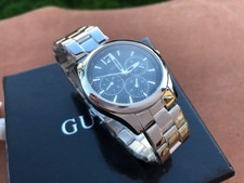 Orologio Guess Unisex Multifunzione Cassa E Bracciale In Acciaio Quadrante Nero