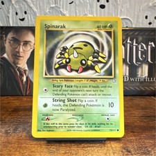 Pokémon TCG Spinarak 75/111 Neo Genesis Unlimited Common 40 HP Basic English