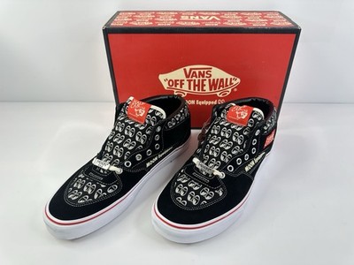 ムーンアイズ MOONEYES スリップオン デッキシューズ NOT VANS Rare 2021 Vans X Mooneyes Half Cab Men's 12 Black White | eBay