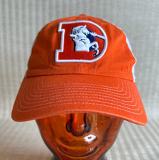 Denver Broncos Trucker Hat Ball Cap Throwback Logo Snapback Fanatics Mens OSFM