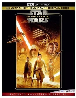 Star Wars: The Force Awakens (4K / Blu-ray + Digital) New