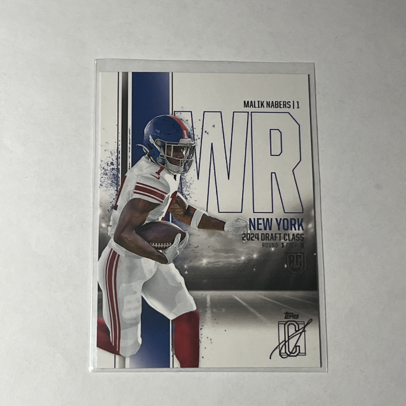 2024 Topps Signature Class - Rookies Malik Nabers #159 (RC) New York Giants