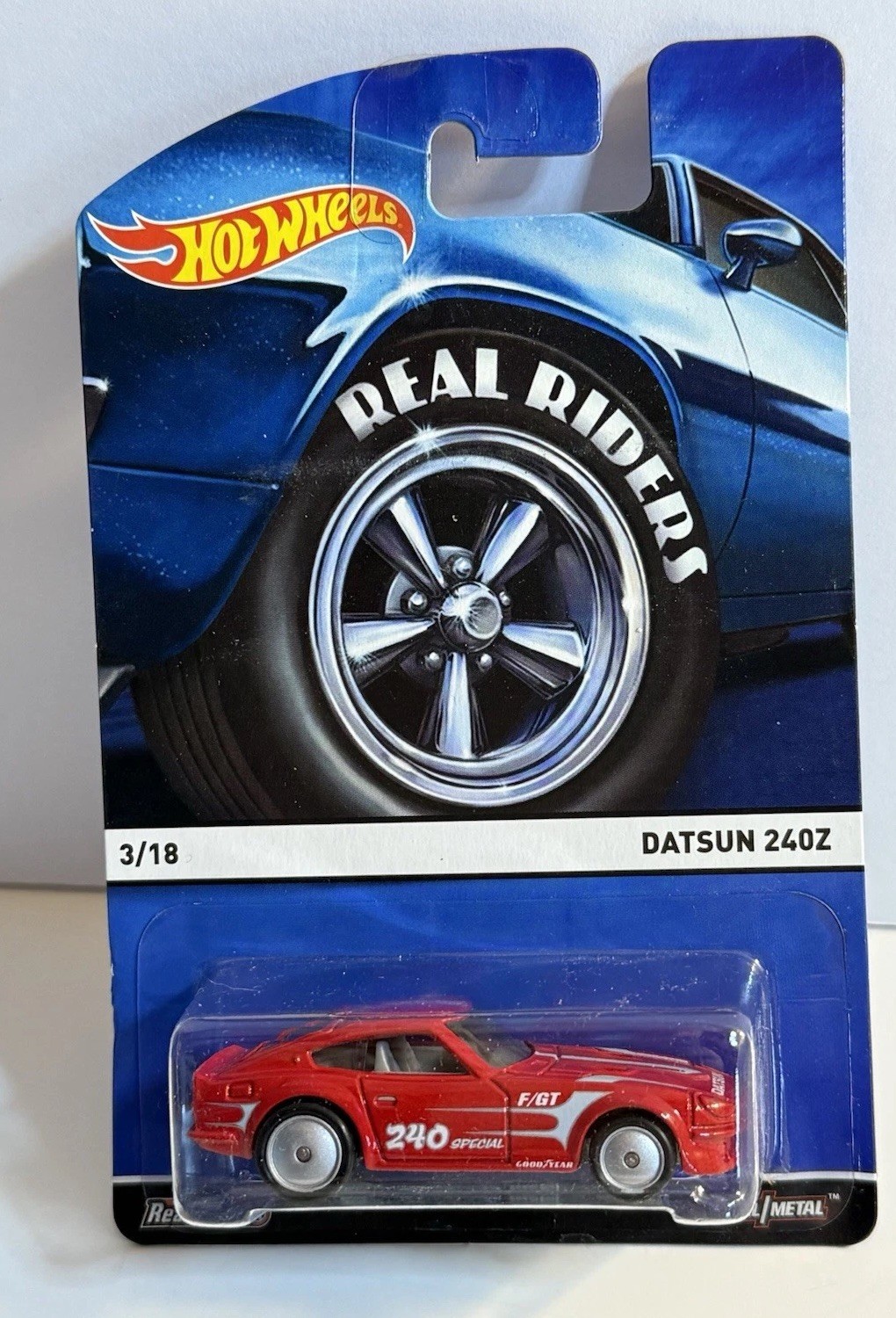 Lot Of 4 Hot Wheels - 2015 Premium Heritage Real Riders Series Datsun 240Z 3/18