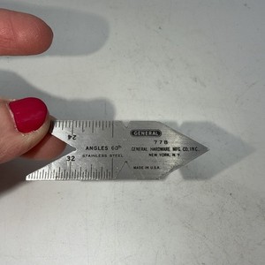 GENERAL Hardware Mfg Co Double Depth Of Amer. Nat. Thread Stainless Steel USA