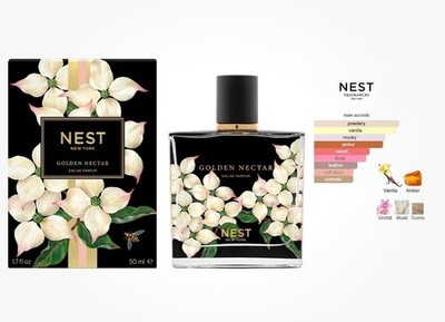 Nest New York Eau De Parfum~ GOLDEN NECTAR ~  1.7 fl oz/50 ml ~ New Sealed  
