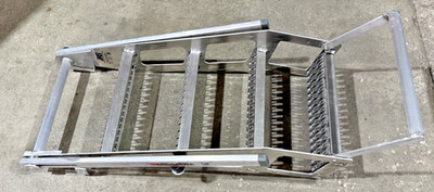 Innovative Access Solutions Aluminum 4 Step Flat Bed Ladder 4FT x 22'' NEW