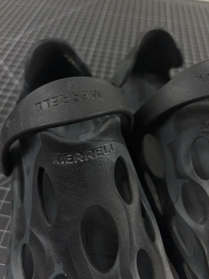 Merrell Hydro Moc Black Grey Camo Clogs Mens 10B Comfort Slip On Travel Water - Image 2 of 4