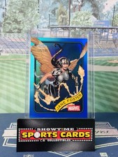 2025 Topps Chrome Marvel JANE FOSTER #90 /299 True Blue Refractor