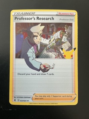 Pokemon TCG Professor's Research Celebrations 023/025