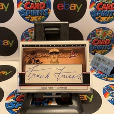 2002 Upper Deck SP Legendary Cuts Frankie Frisch 26/35 St. Louis Cardinals Auto