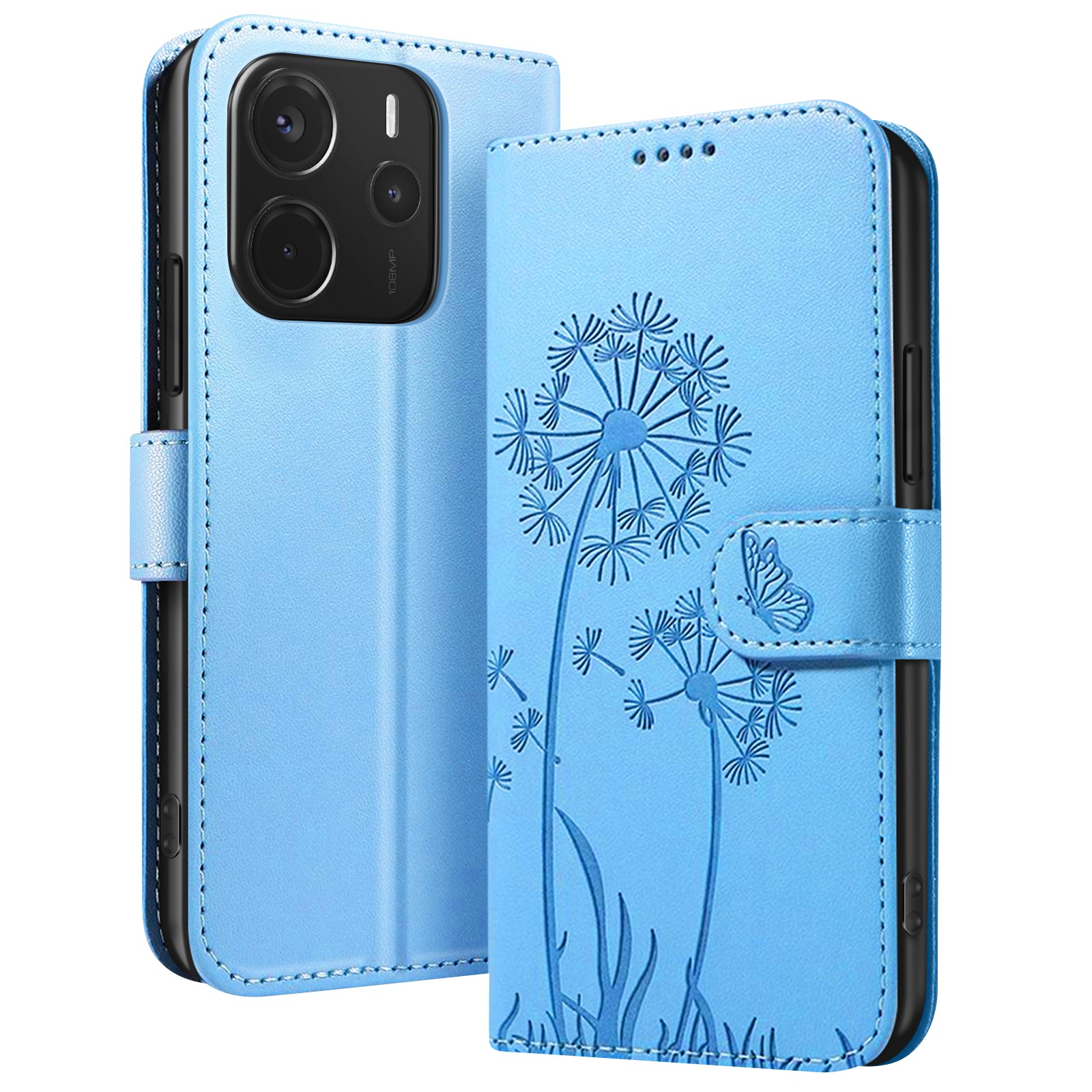 Protection Redmi Note 14 4G Zanaé intégrale anti-rayures style portefeuille floral