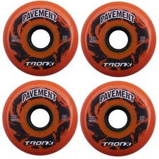 TronX Outdoor Asphalt Pavement 85A Inline Roller Hockey Wheels 4 Pack  59mm,...