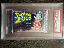 2000 Topps Pokemon The Movie 2000 Foil Pack Special Collection Slowking PSA 9